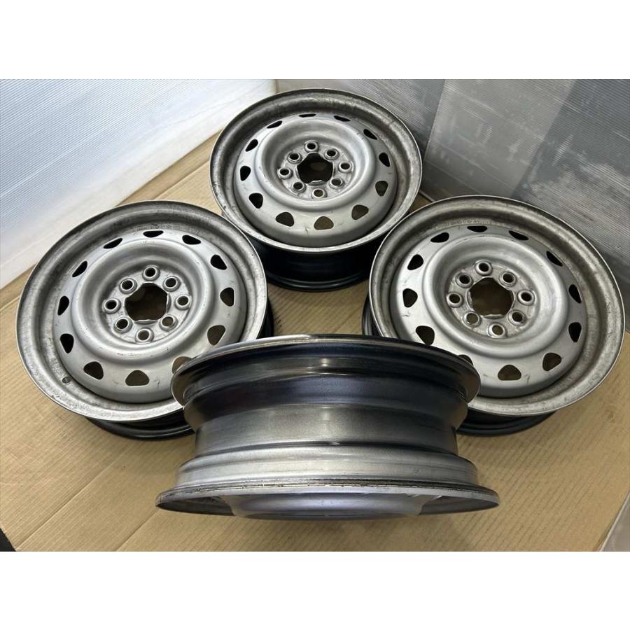 社外 マルチ鉄ホイール 14 4.5j +45 シルバー 4穴 100 / 114.3