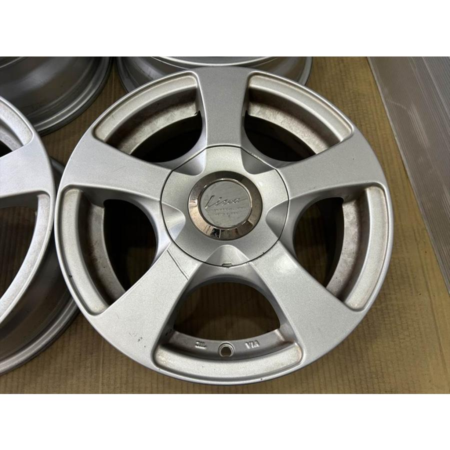 Lisea アルミホイール 14 6j +38 シルバー 系 4穴 100 / 114.3