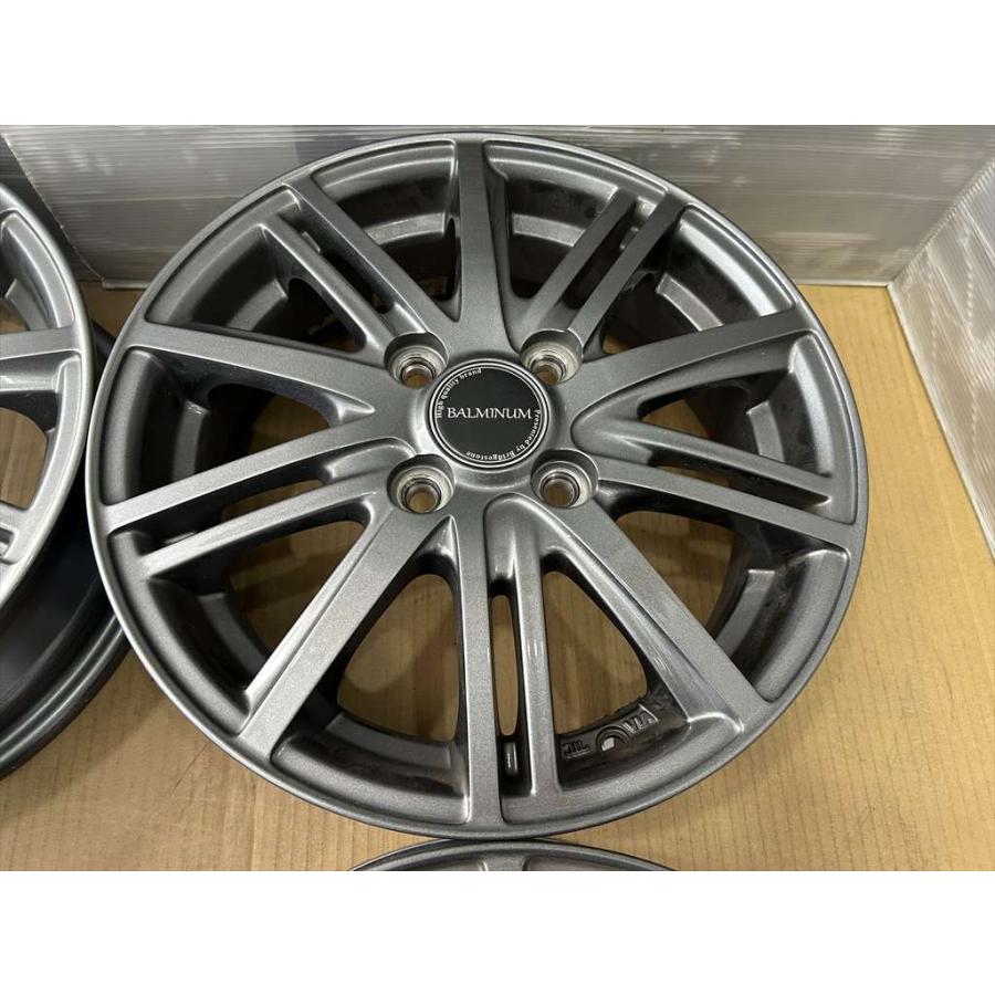 BS バルミナ BALMINUM 14インチ4.5J+45 4本セット BRIDGESTONE（ブリヂストン） BRIDGESTONE BALMINUM アルミホイール 14