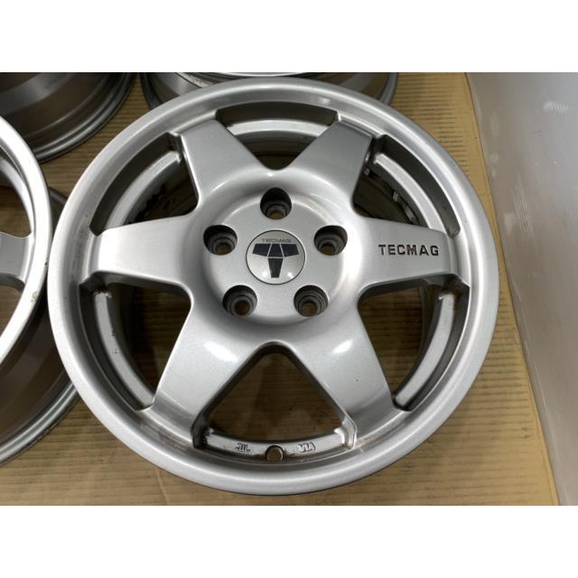 TECMAG アルミホイール 15 +j +47 5穴112 ハブ径57.1mm シルバー