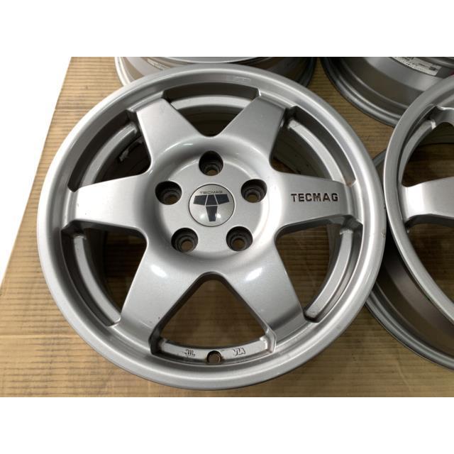 TECMAG アルミホイール 15 +j +47 5穴112 ハブ径57.1mm シルバー