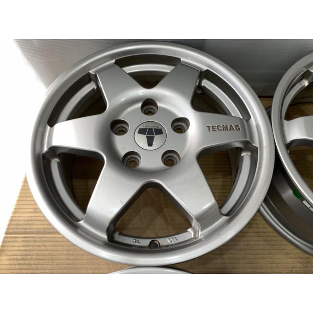 TECMAG アルミホイール 15 +j +47 5穴112 ハブ径57.1mm シルバー