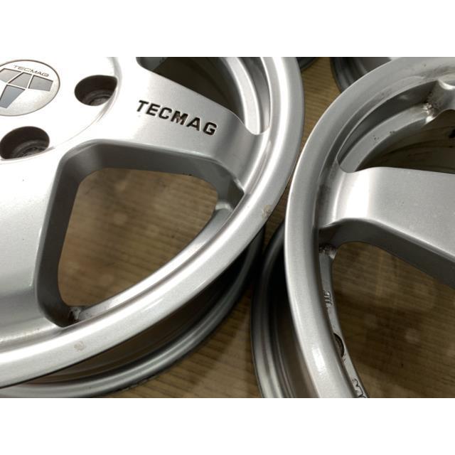TECMAG アルミホイール 15 +j +47 5穴112 ハブ径57.1mm シルバー 