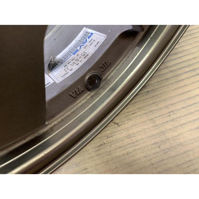 RAYS VOLK Racing TE37 ボルク 鍛造 15 6.5j +39 ブロンズ 4穴 100 