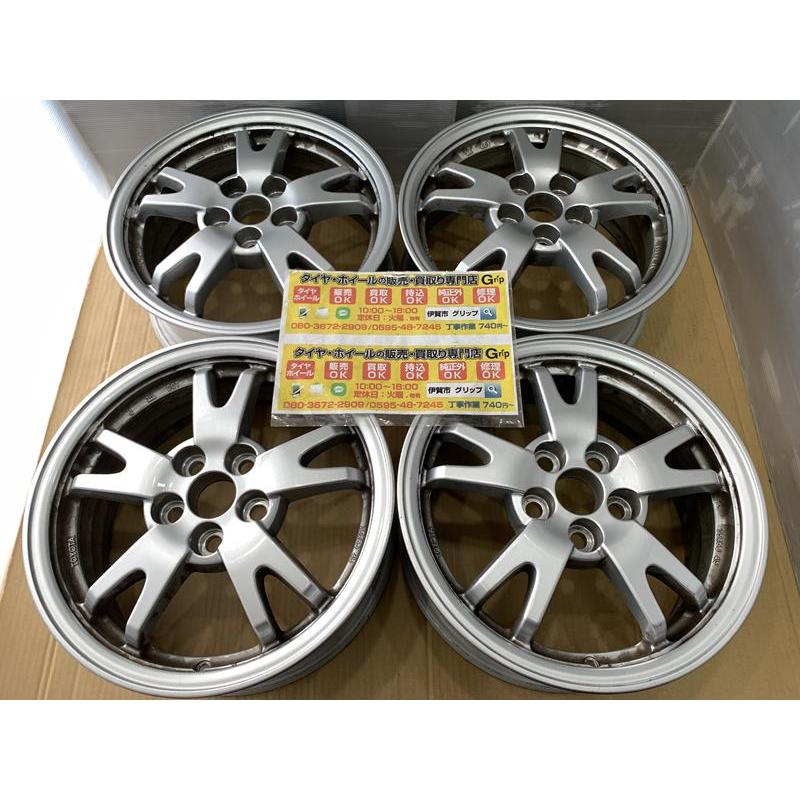 トヨタ 前期 30プリウス 純正アルミ 15 6j +45 シルバー 銀 5穴 トヨタ 前期 30プリウス 純正アルミ 15 6j +45 シルバー 銀 5穴