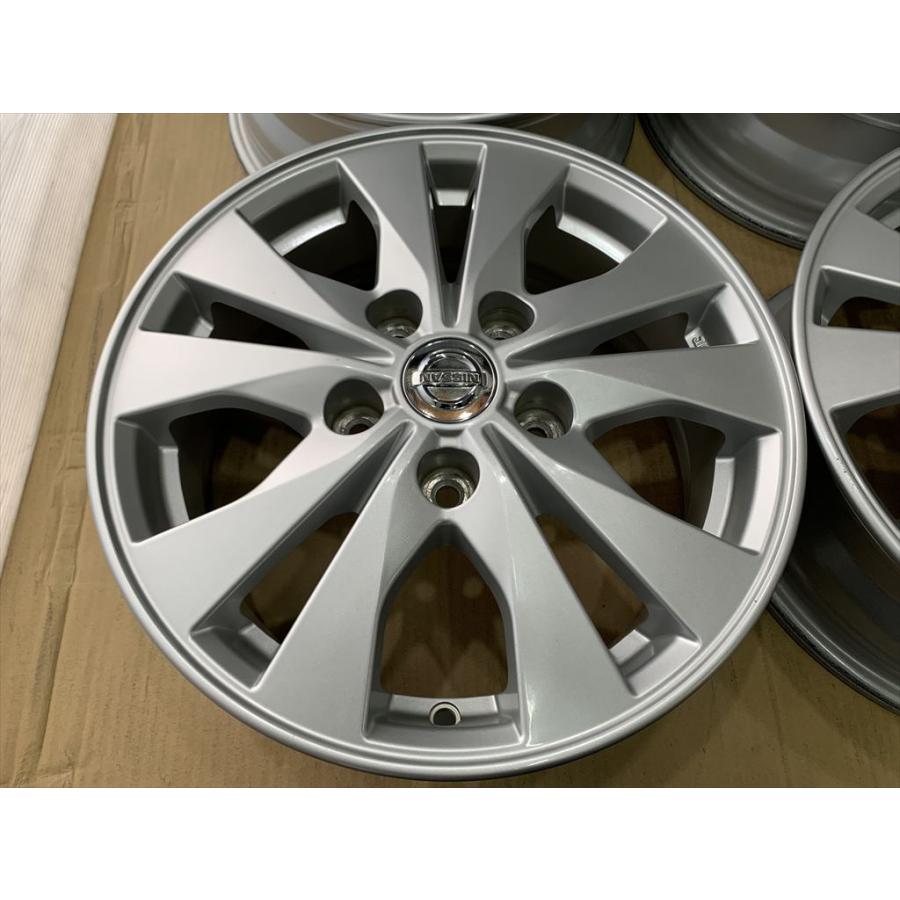 セレナ NISSAN C27 セレナ 純正アルミホイール 15 5.5j +45 シルバー 5