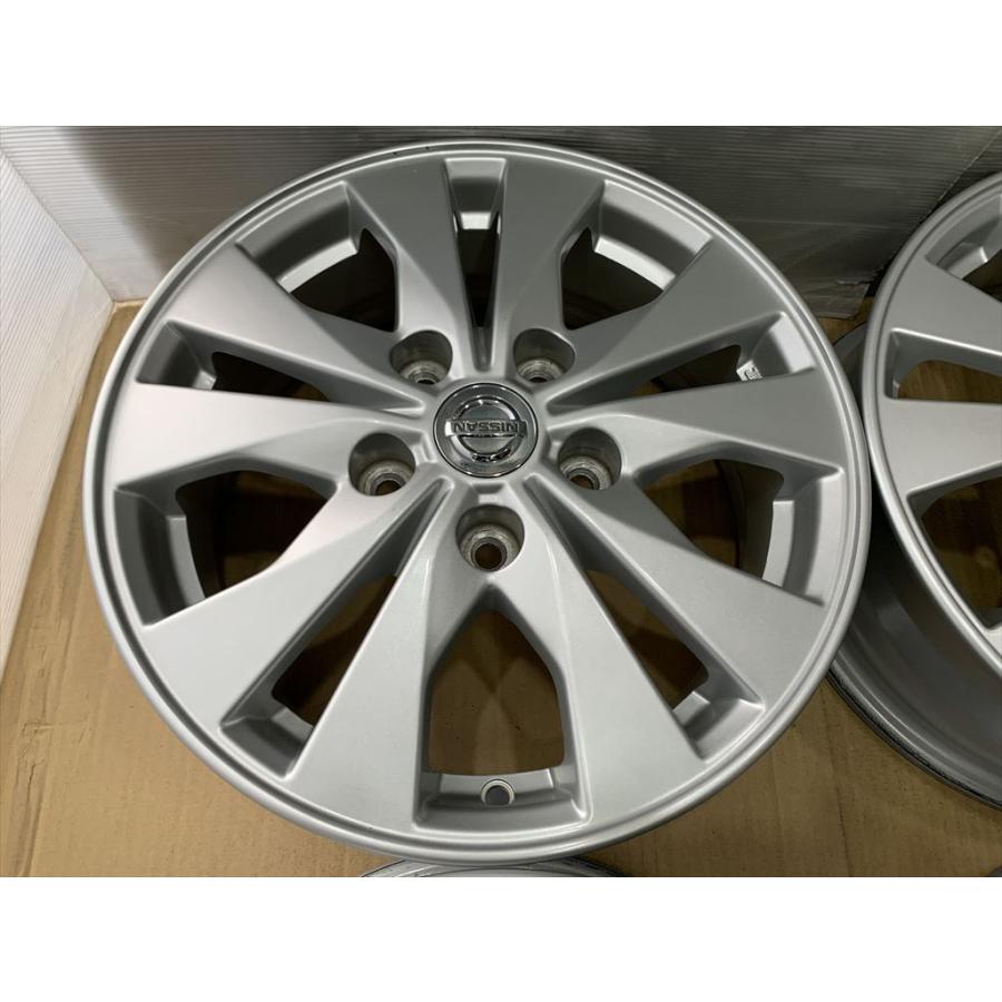 ②ニッサン セレナ純正アルミホイール 2本 送料込み セレナ NISSAN C27 セレナ 純正アルミホイール 15 5.5j +45 シルバー 5