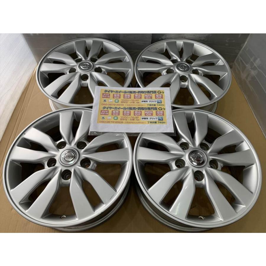 セレナ NISSAN C26 セレナ 純正アルミホイール 15 5.5j +45 シルバー 5