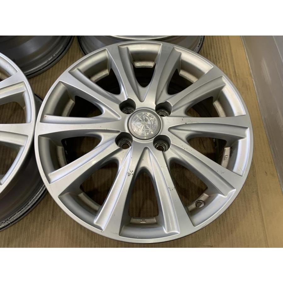 STVTZ アルミホイール 15 5.5j +40 シルバー 銀 系 4穴 100 STVTZ アルミホイール 15 5.5j +40 シルバー 銀 系 4穴 100