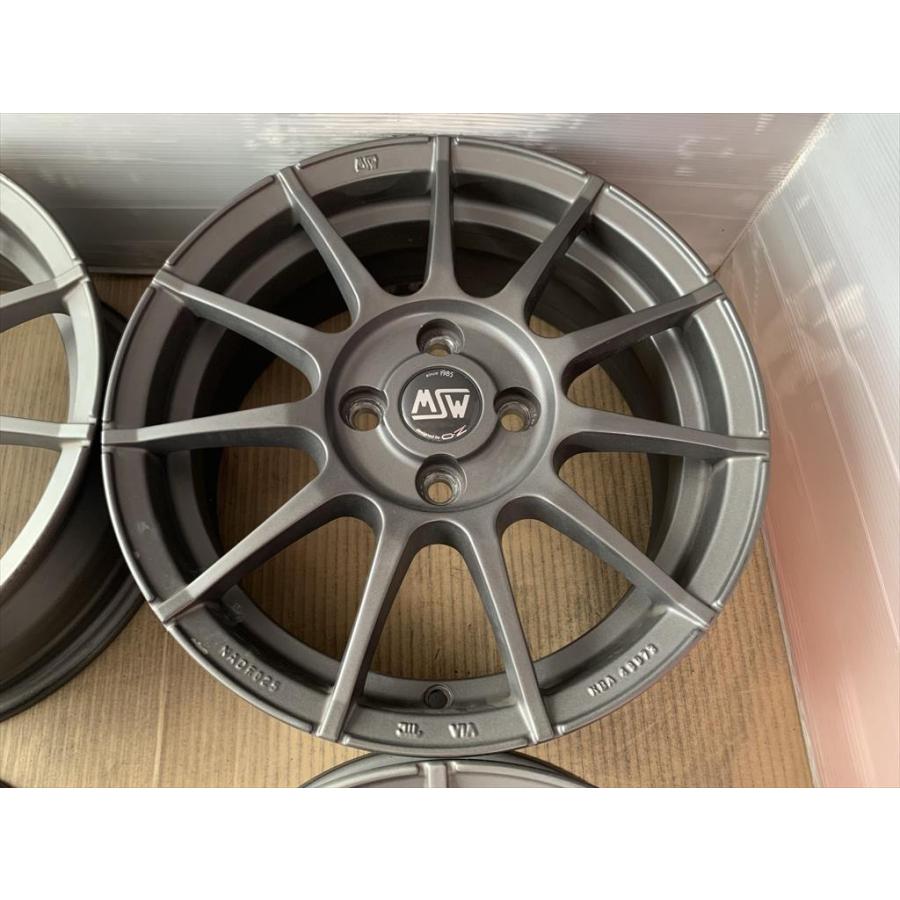 OZ Racing OZ racing MSW85 アルミホイール 15 6j +45 マットガンメタ