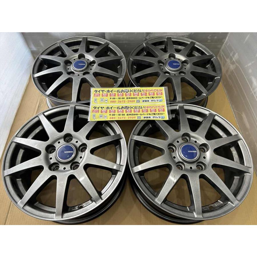 WINNERS アルミホイール 15 6j +53 ガンメタ 系 5穴 114.3 : タイヤ