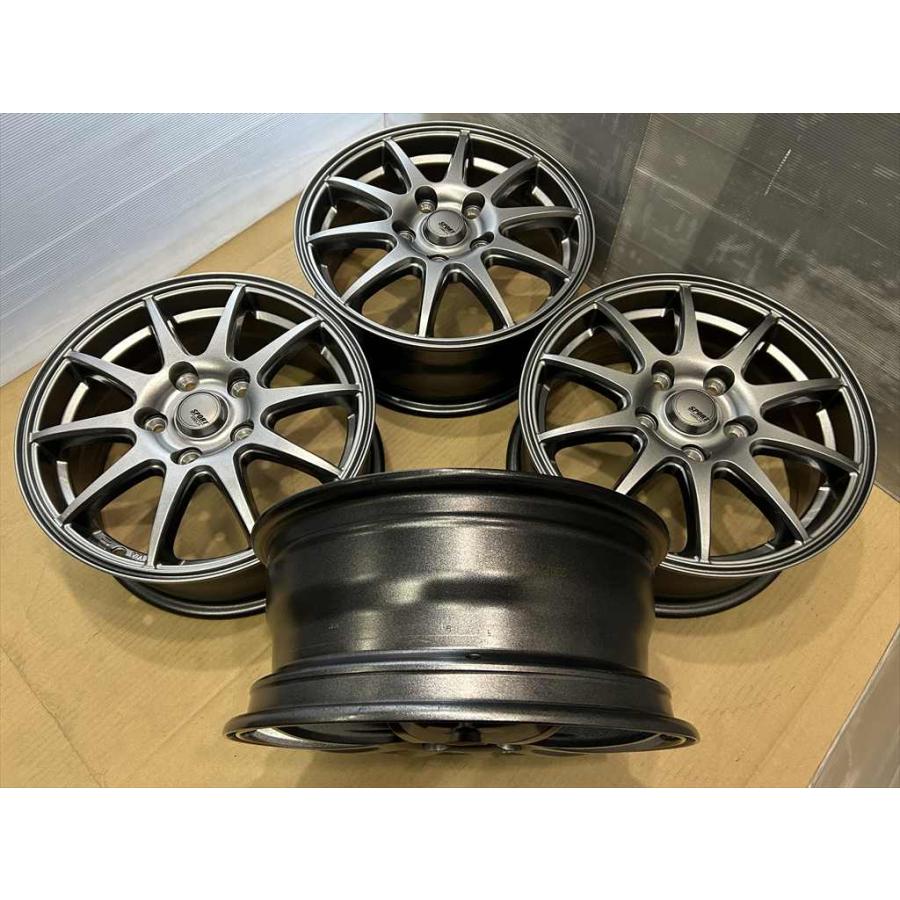 ABELIA SPORT アルミホイール 15 6j +53 ガンメタ 系 5穴 114.3