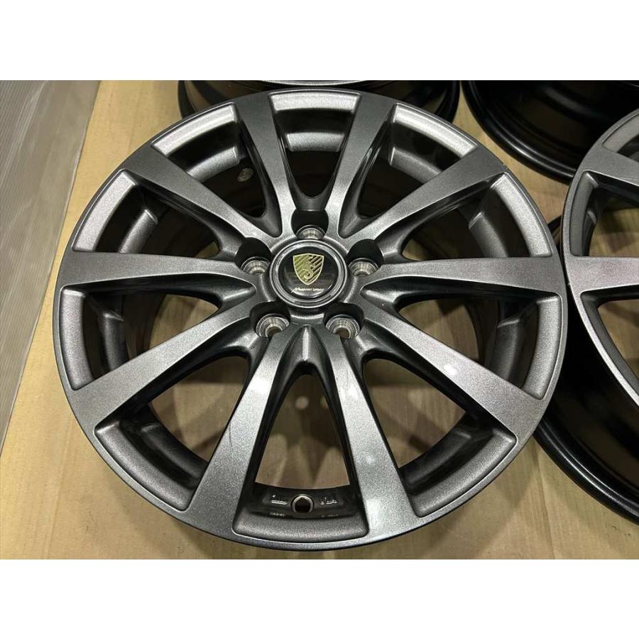 マナレイ MID MANARAY SPORT ES アルミホイール 15 6j +45 ガンメタ 系