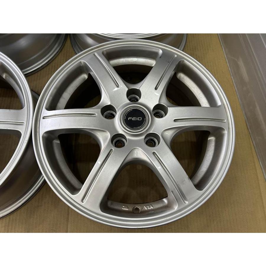 ブリヂストン製 FEIDアルミホイール15インチ6J+45 5/114.3 BRIDGESTONE（ブリヂストン） BRIDGESTONE FEID アルミホイール 15 6j