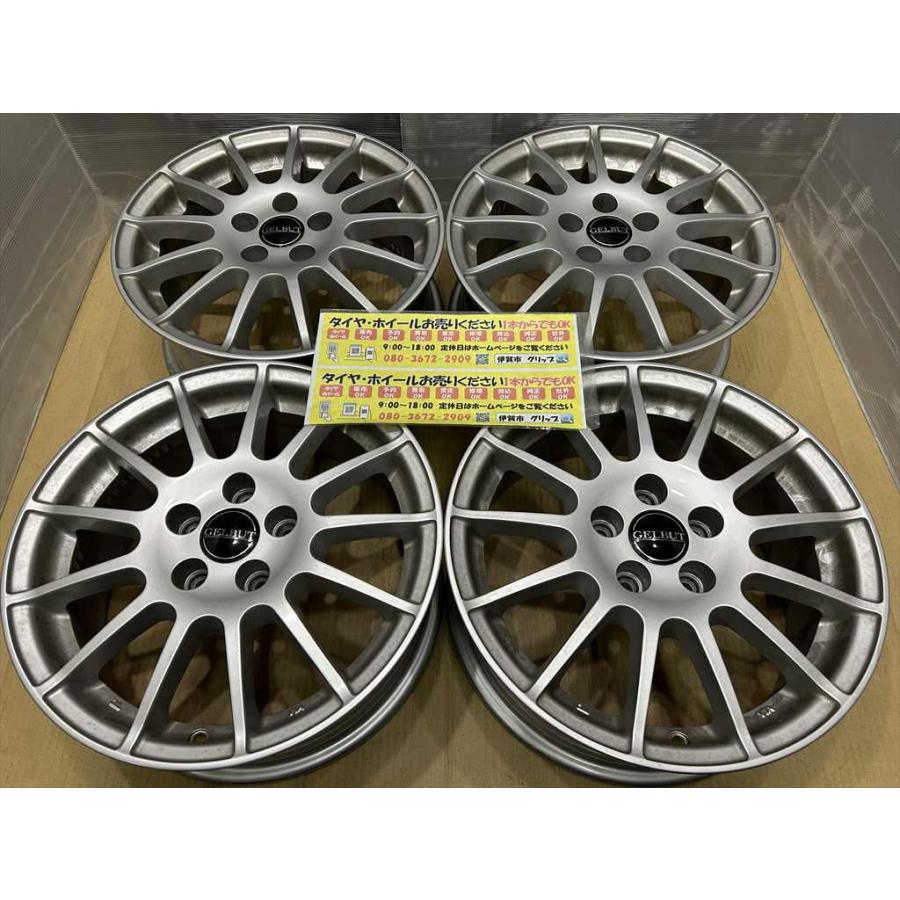 GELBUT アルミホイール VW使用 15 6j +38 シルバー 5穴 100 ハブ57.1 