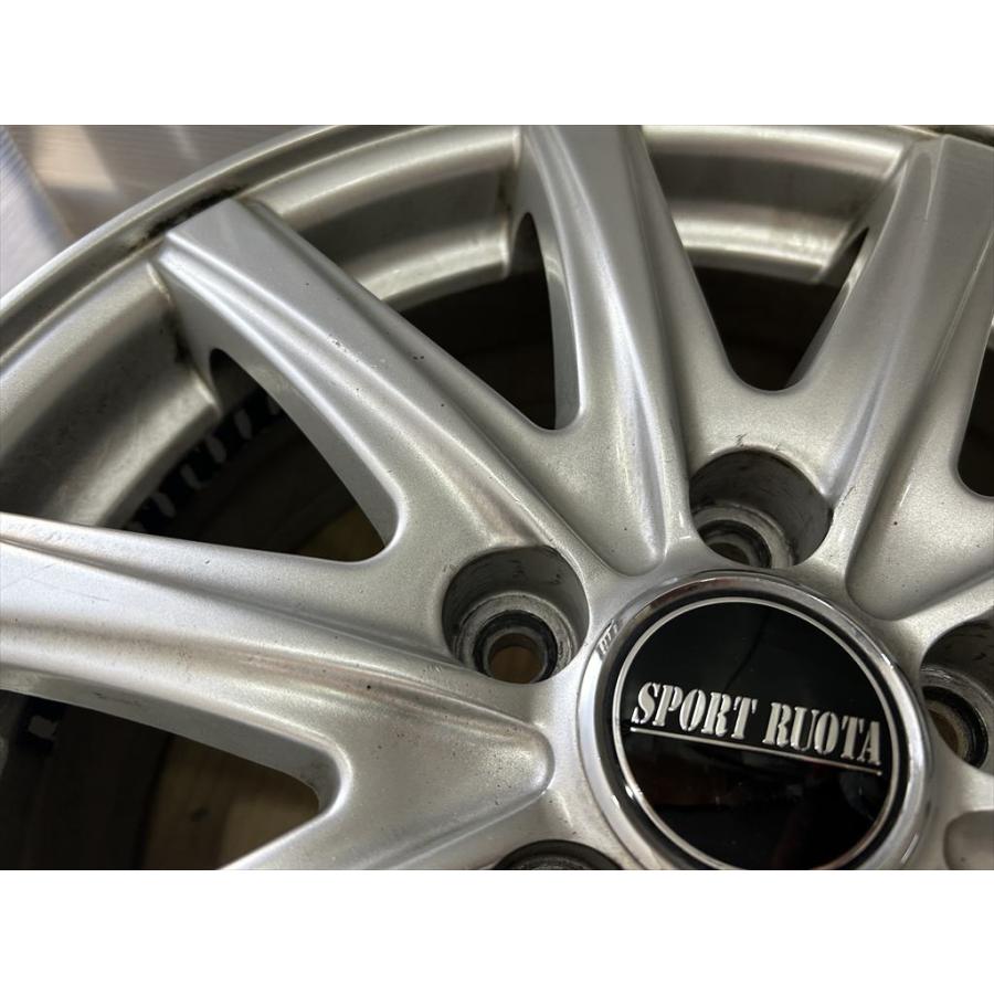 SPORT RUOTA アルミホイール 15 6j +45 シルバー 5穴 100 : タイヤ 