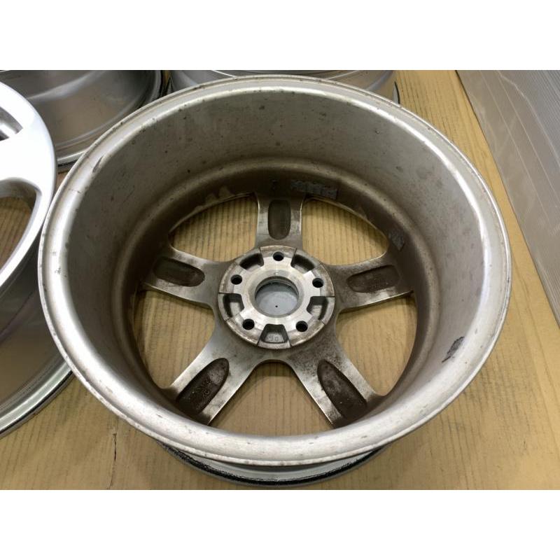 RINSPEED 22インチ シルバー 5スポークホイール4本セット RINSPEED アルミホイール 16 7j +50 シルバー 銀 5穴 112 ハブ57
