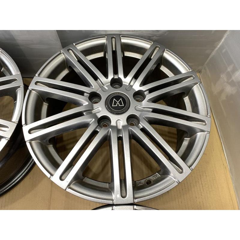 マナレイ アルミホイール 16 6.5j +53 ガンメタ系 5穴 114.3 : タイヤ