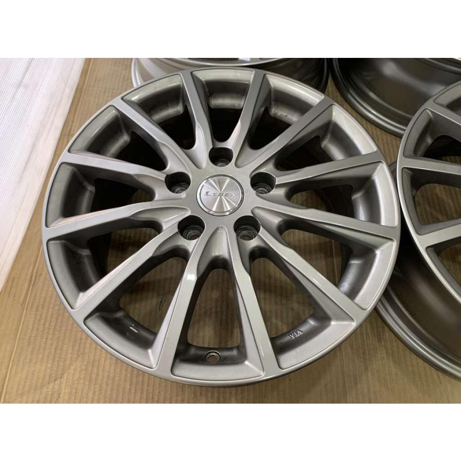 LEBEN アルミホイール2本16インチ6.5J +50 114.3 5H