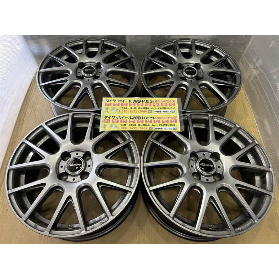 ホイール4本 Mistiereガンメタ(スタッドレスタイヤ付き )