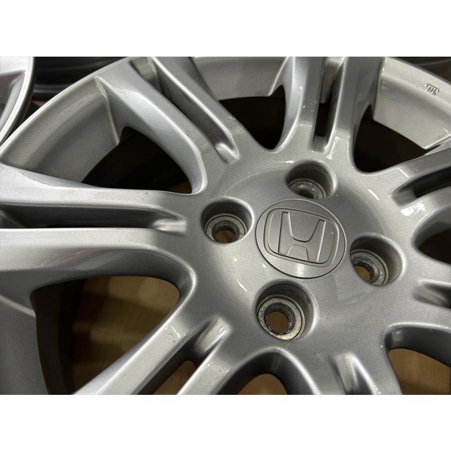 フィット HONDA FIT 純正アルミホイール 16 6j +53 濃いシルバー 4穴