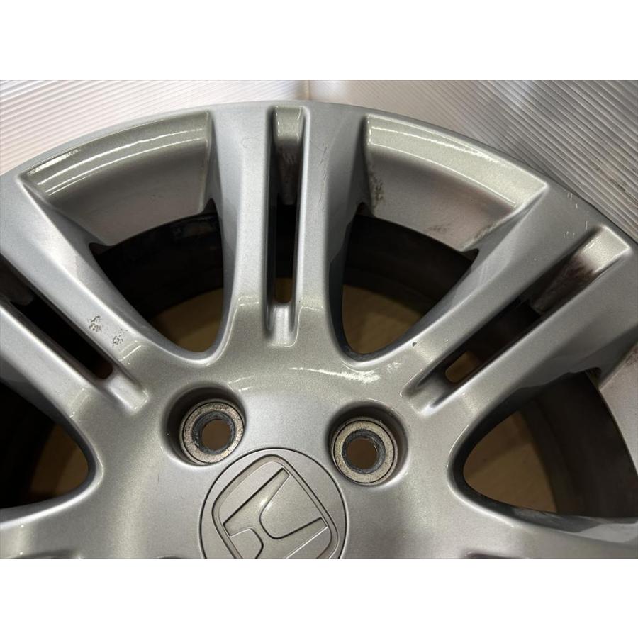 フィット HONDA FIT 純正アルミホイール 16 6j +53 濃いシルバー 4穴