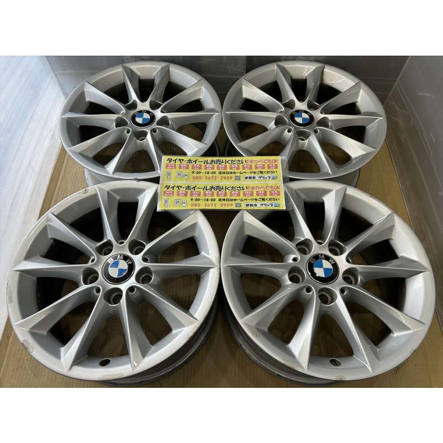 1シリーズ F20 純正ホイール ＋ タイヤR16【送料込み】 BMW BMW F20 1シリーズ 純正アルミホイール 16 7j +40 シルバー 5穴