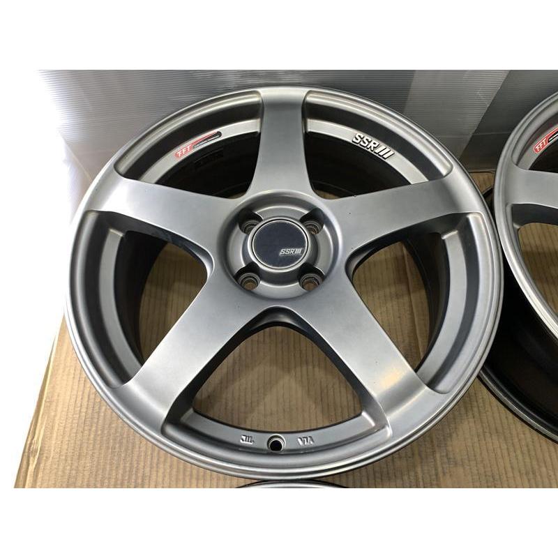 SSR GTV01 アルミホイール 17 7j +50 / +42 チタン系 4穴