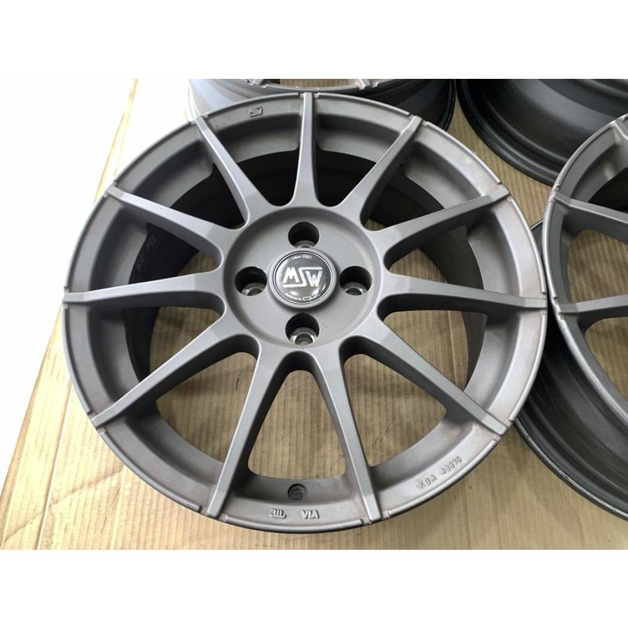 OZ Racing MSW アルミホイール 17 7j +28 マットグレー系 4穴 108