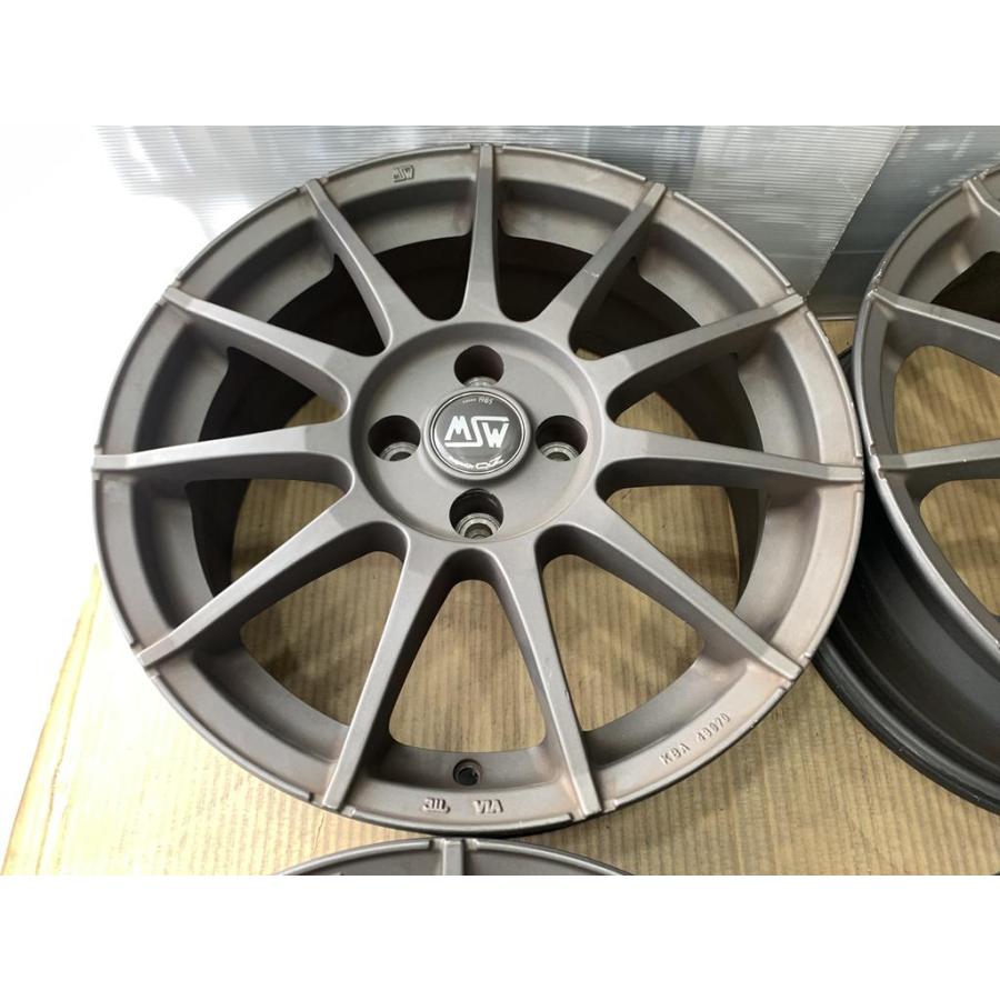 OZ Racing MSW アルミホイール 17 7j +28 マットグレー系 4穴 108