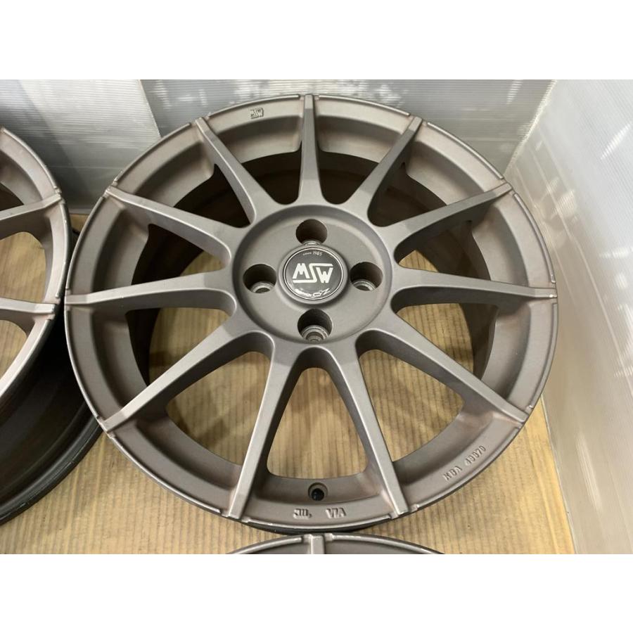 OZ Racing MSW アルミホイール 17 7j +28 マットグレー系 4穴 108