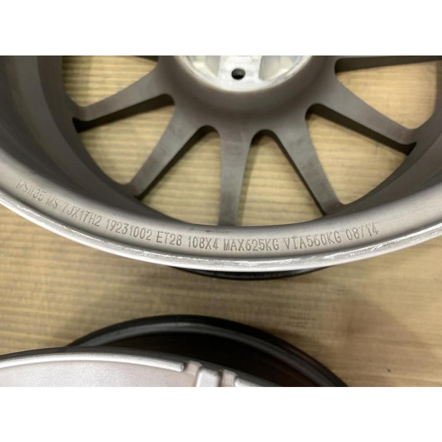 OZ Racing MSW アルミホイール 17 7j +28 マットグレー系 4穴 108 