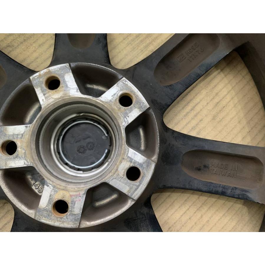 スポーツテクニック アルミホイール 17 7j +48 ブラックポリッシュ 系