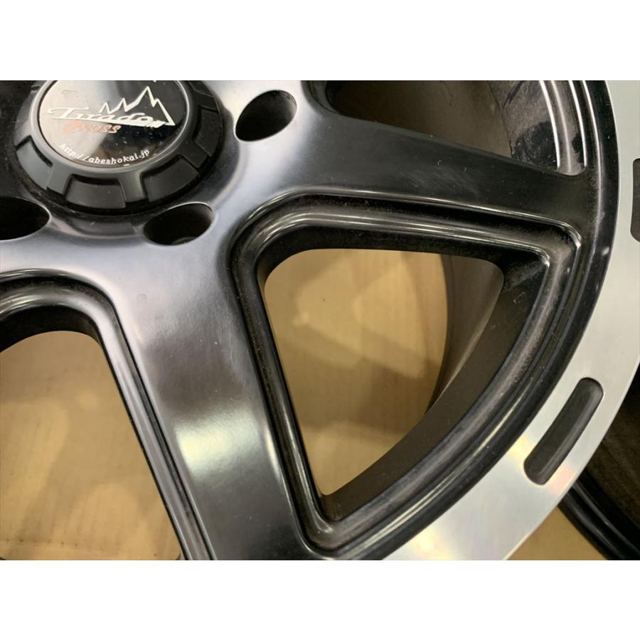 アベ商会 La strada JWL-T アルミホイール 17 7.5j +20 マットブラック 艶消し黒 6穴 139.7 M14の画像
