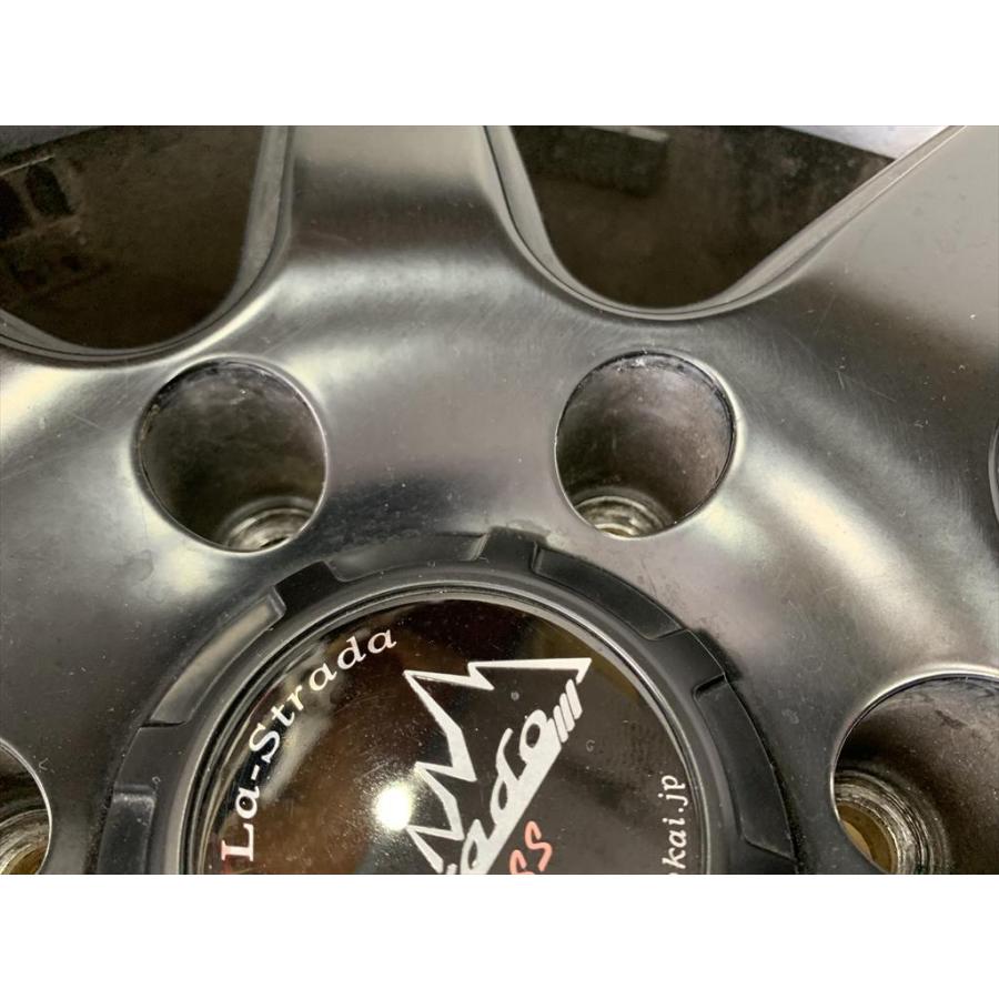 アベ商会 La strada JWL-T アルミホイール 17 7.5j +20 マットブラック 艶消し黒 6穴 139.7 M14の画像