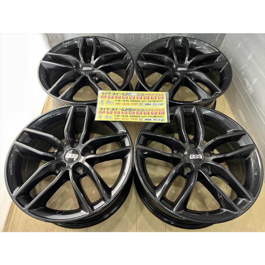 BBS BBS SX アルミホイール 17 7.5j +45 ブラック メタリック 系 5穴 