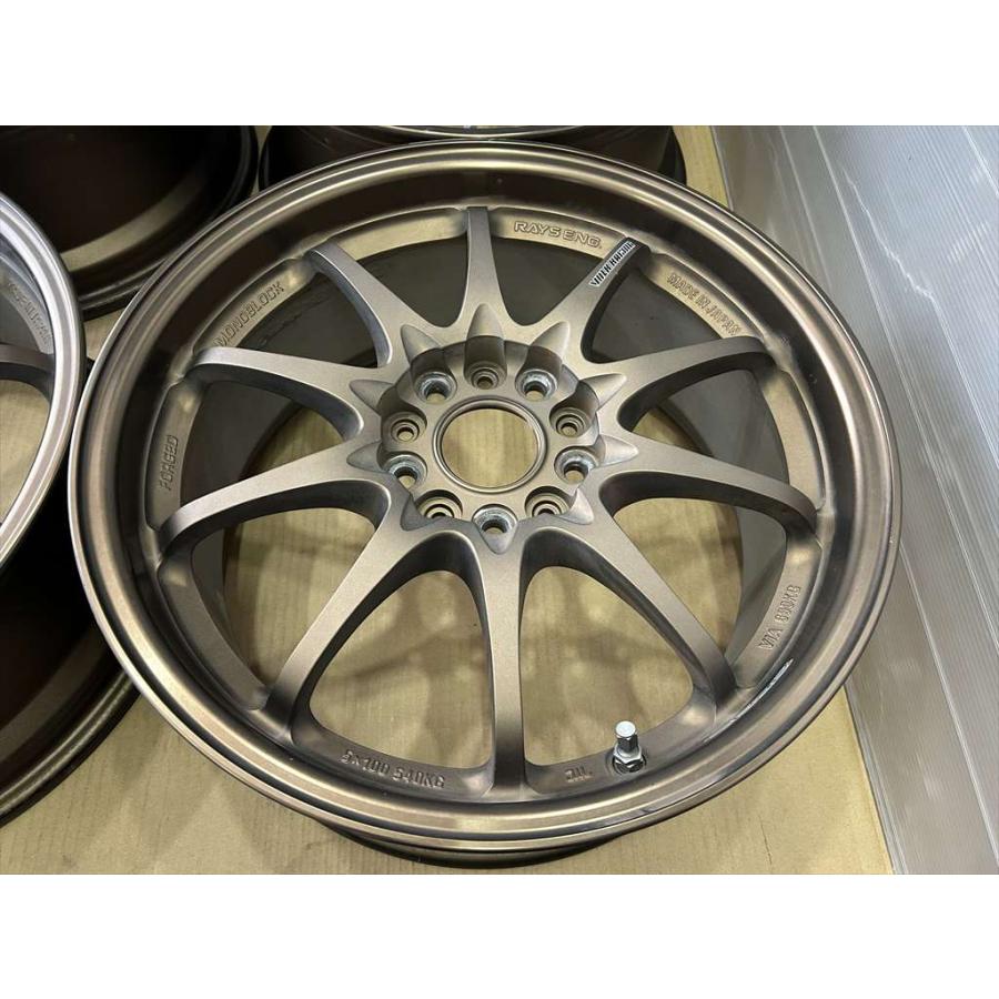 ポテンザ　RAYS CE28NF タイヤ付き　5穴　直接渡し 鍛造 軽量] 単品 ジャンク ホイール 1本 RAYS レイズ VOLK RACING