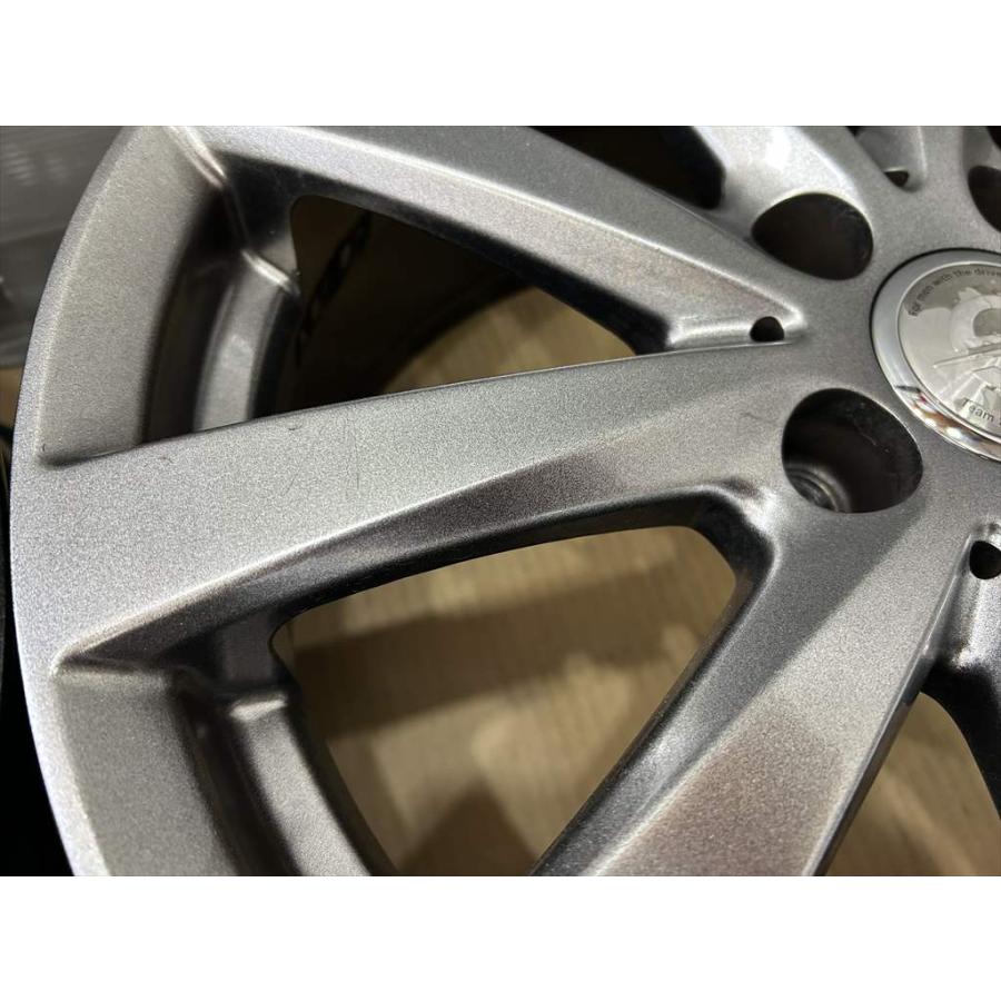 Team sparco アルミホイール 17 7.5j +53 ガンメタ 系 5穴 112 ハブ66の画像