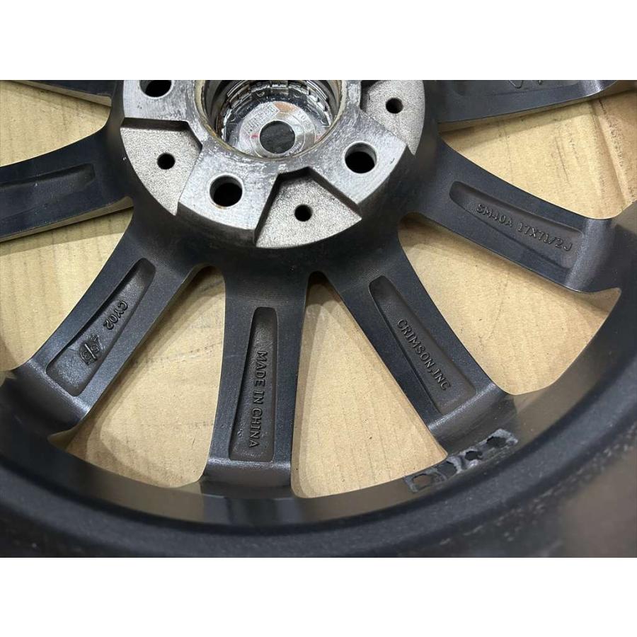 Team sparco アルミホイール 17 7.5j +53 ガンメタ 系 5穴 112 ハブ66の画像