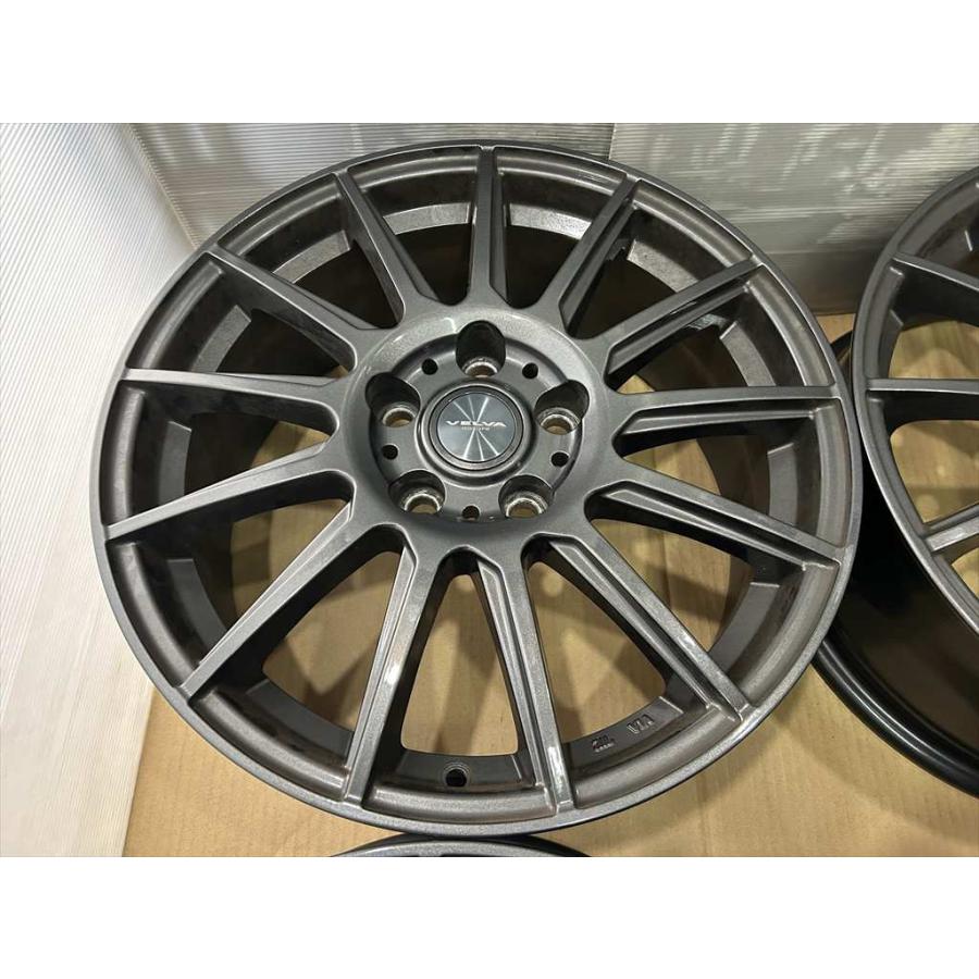 weds　VELVA　トヨタ　レクサス専用　17　7j　+47　ガンメタ　系　5穴 114.3　平座_3