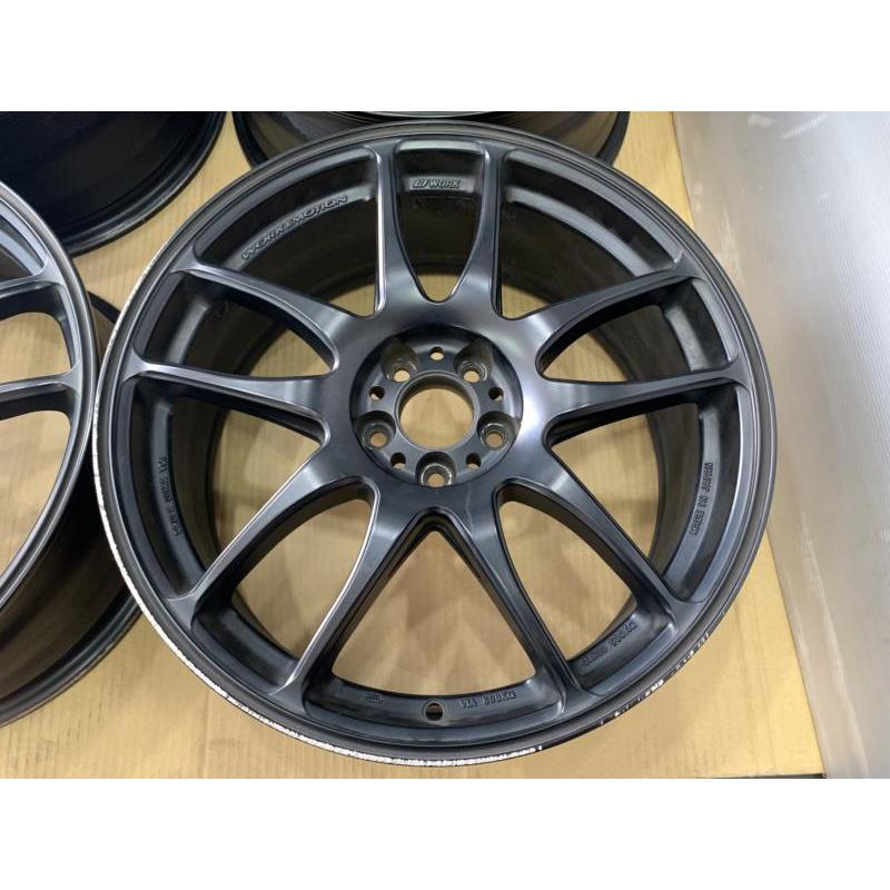 WORK エモーション kiwami 18 7.5j +47 マットブラック 艶消し 黒 5穴 