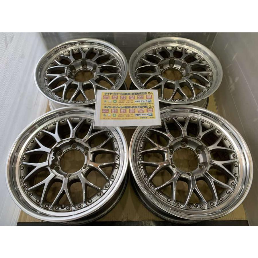 SSR VEGA 3ピースホイール 18 8j ＋32 メッキ 6穴 139