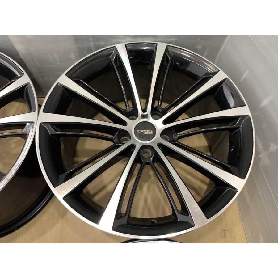 BMS アルミホイール 19 8.5j +35 / 9.5j +38 ジャンク品 ブラック 