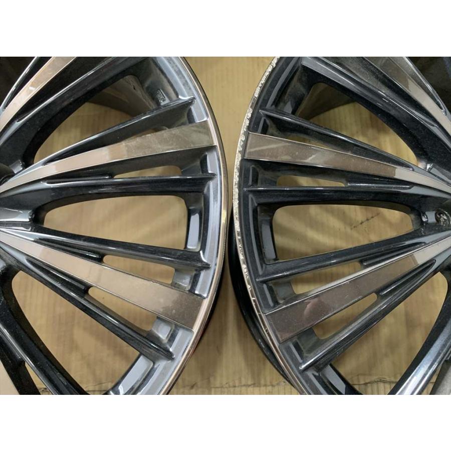 Lehrmeister 20インチ 状態悪いです　20×8J+55 114.3 WORK レアマイスター Lehrmeister LM-SW5 ホイール 4本 8.5J-20 PCD114