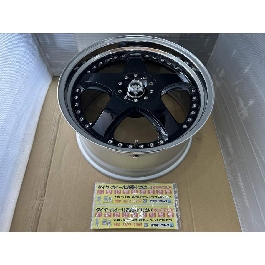平成 1本 JUNCTION PRODUCE SCARA JAPAN 19 9.5j +35 スーパーブラック