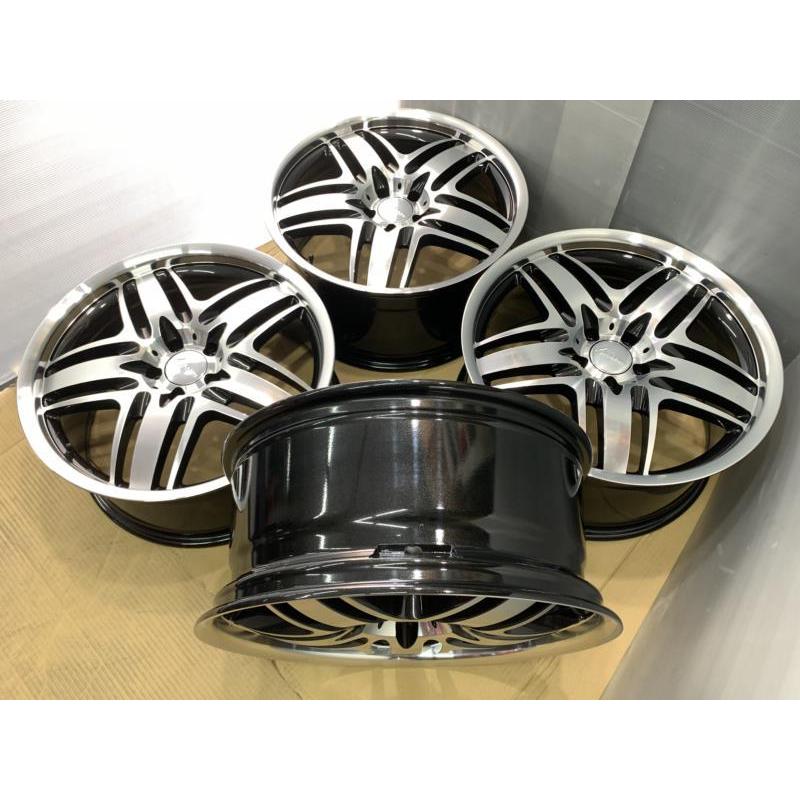 トリプルスポーク VIPカー 20インチ 8.5j +35 / 9.5j +38 ブラック