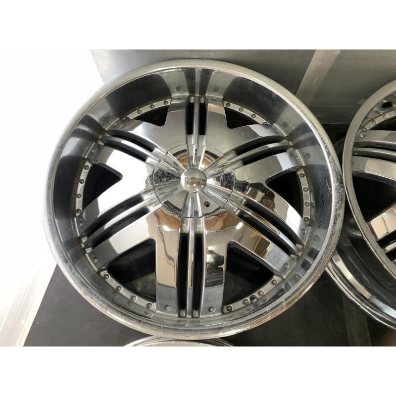 DIP アルミホイール 24インチ 9j +30 メッキ 5穴 150 USA DOT-T 