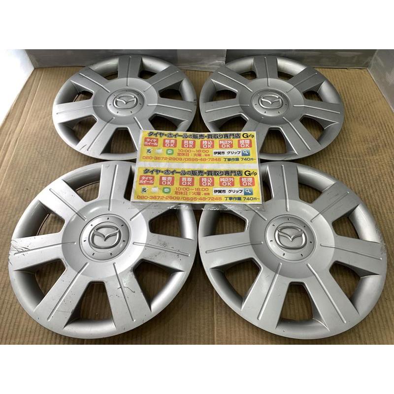 マツダデミオ純正夏タイヤ 鉄ホイール キャップつき