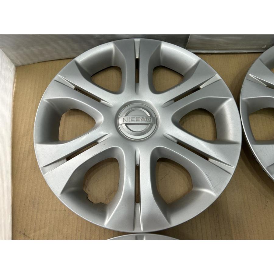 ノート 4枚 14インチ NISSAN NOTE 純正ホイールキャップ シルバー