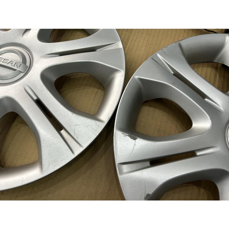 ノート 4枚 14インチ NISSAN NOTE 純正ホイールキャップ シルバー